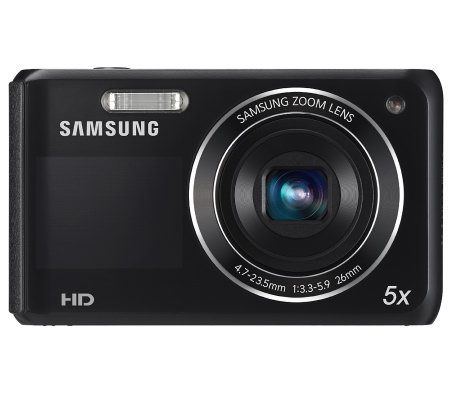 Samsung DV50 DualView 16MP 5x Zoom Digital Camera - E223626