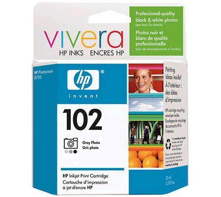HP 102 Gray Photo Inkjet Print Cartridge - E176229