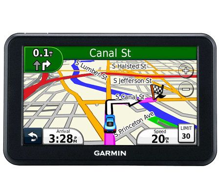 Garmin Refurbished 5 GPS Navigator w/LifetimeMap Updates - E262732
