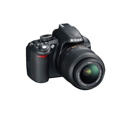 Nikon D3100 14.2MP 3 LCD DSLR Camera w/Software - E265032