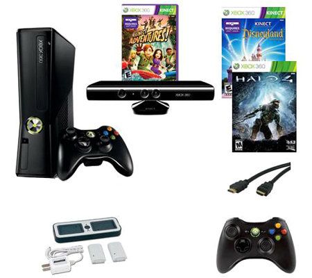 Xbox 360 4GB Holiday System with Halo 4 & Accessories - E266034