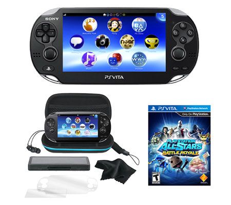 PS Vita Wi-Fi System Bundle with PlayStation All-Stars - E266036