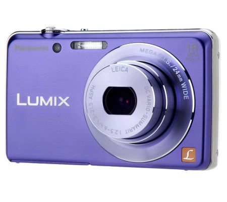Panasonic 16MP 5x Zoom Digital Camera w/ 4 GB SD Card & Software - E222540