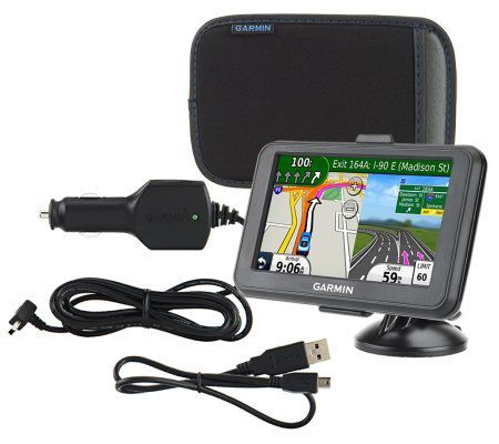Garmin nuvi 40LM 4.3 GPS with Lifetime US Maps and Carry Case - E222341