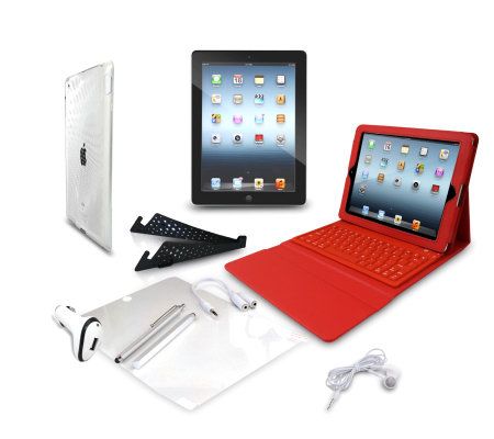 Apple iPad 32GB WiFi 4th Gen. with Retina Display & Keyboard Case - E223644