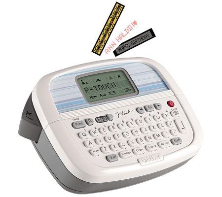 Brother P-Touch PT90 Simply Stylish Personal Labeler, 2 Lines - E261144