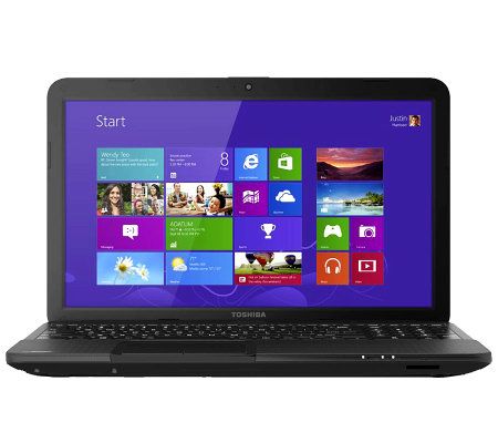 Toshiba 15.6 Notebook Intel 4GB RAM 320GB HDWindows 8 - E263545