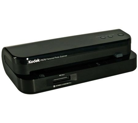 Kodak Portable 5x7 Sheet-Fed Photo Scanner w/2GB SD Card - E222549