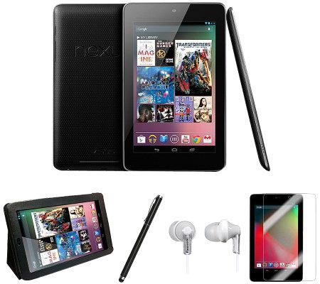 Google Nexus 7 16GB Android Tablet Bundle - E262455