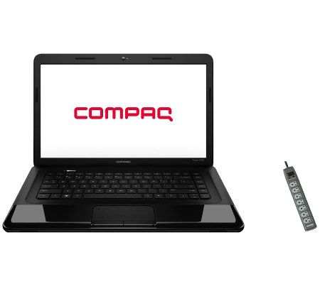 HP Compaq 15 Laptop 2GB RAM, 320GB HD, with Surge Protector - E267155