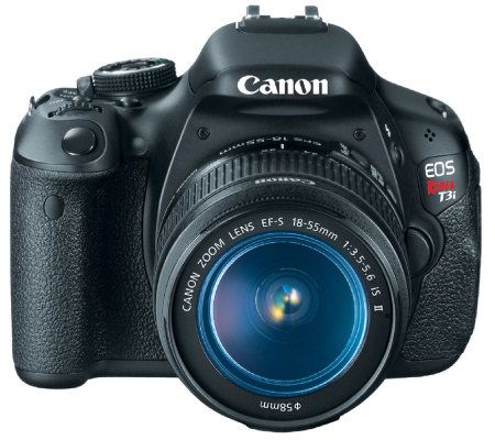 Canon EOS Rebel T3i 18MP DSLR Camera w/EF-S 18-55mm IS II Len - E249458