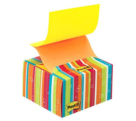 3M Post-it Pop-up Notes Desk Grip Decorative Box -Multicolor - E261158