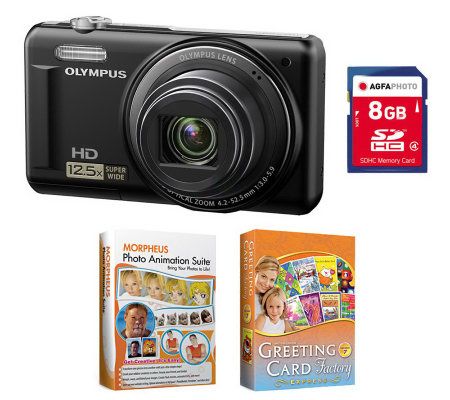 Olympus 14MP, 12.5X Optical Zoom Digital CameraBundle - E262758