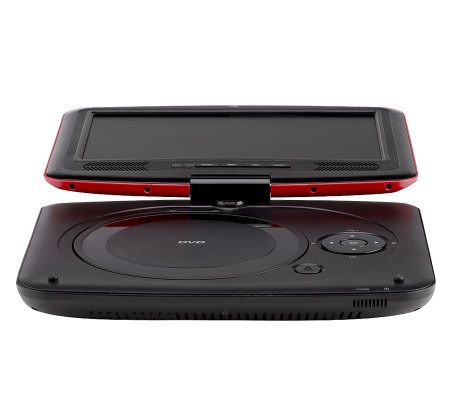 GPX 9 LCD Portable DVD Player with Swivel Screen, & 7-pc. Access.