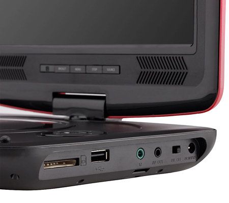 GPX 9 LCD Portable DVD Player with Swivel Screen, & 7-pc. Access.