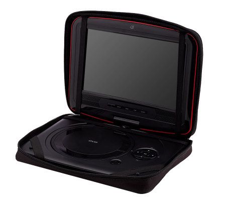 GPX 9 LCD Portable DVD Player with Swivel Screen, & 7-pc. Access.