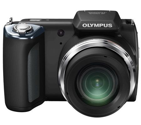 Olympus SP-620 16 MP 21x Zoom Digital Camera w/ Accessories - E223163