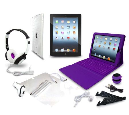 Apple iPad 16GB WiFi w/4G 4th Gen. with Retina Display & Accessories - E223865