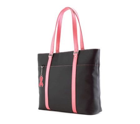Mobile Edge 15.4&quot Womens Black/Pink Komen Tote - E252766