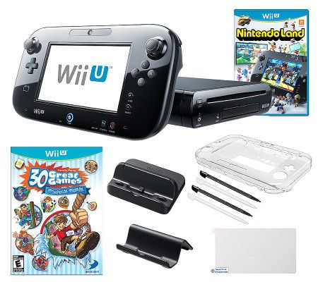 Nintendo Wii U 32GB Family Bundle with Games &Accessories - E268167