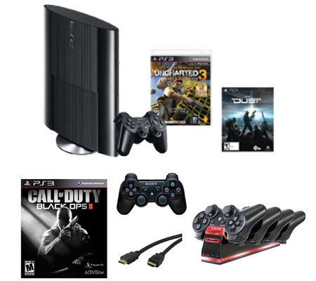 PS3 250GB Uncharted System with Call of Duty Black Ops II - E263971