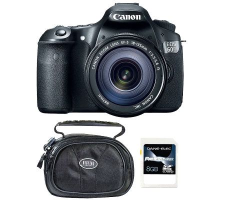 Canon EOS 60D DSLR Camera with EF-S 18-135mmKit - E262377