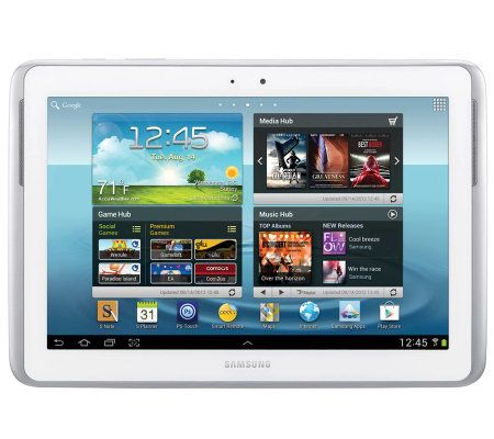 Samsung 10.1 White Galaxy Note Tablet 16GB, SPen - Refurb - E263677