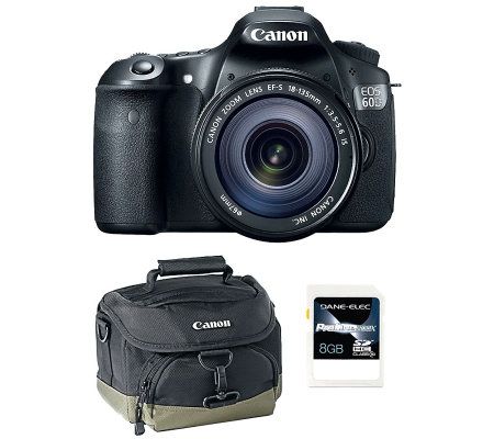 Canon EOS 60D DSLR with EF-S 18-135mm f3.5-5.6IS Lens Kit - E262379