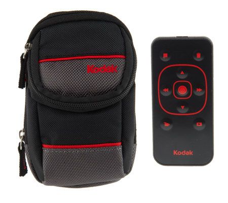 Kodak Pocket Camcorder Case and Remote Control - E165980