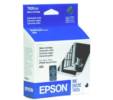 Epson T026201 Black Ink Cartridge - E207282