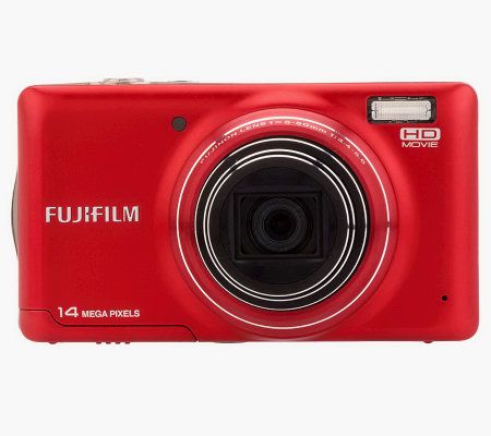FujiFilm FinePix T350 14MP 10X Zoom Digital Camera with Software - E223582
