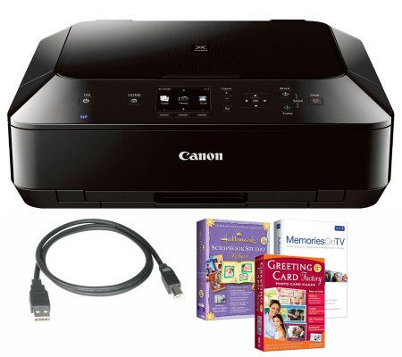 Canon PIXMA MG5420 Wireless Photo All-in-OneInkjet Printer - E268482