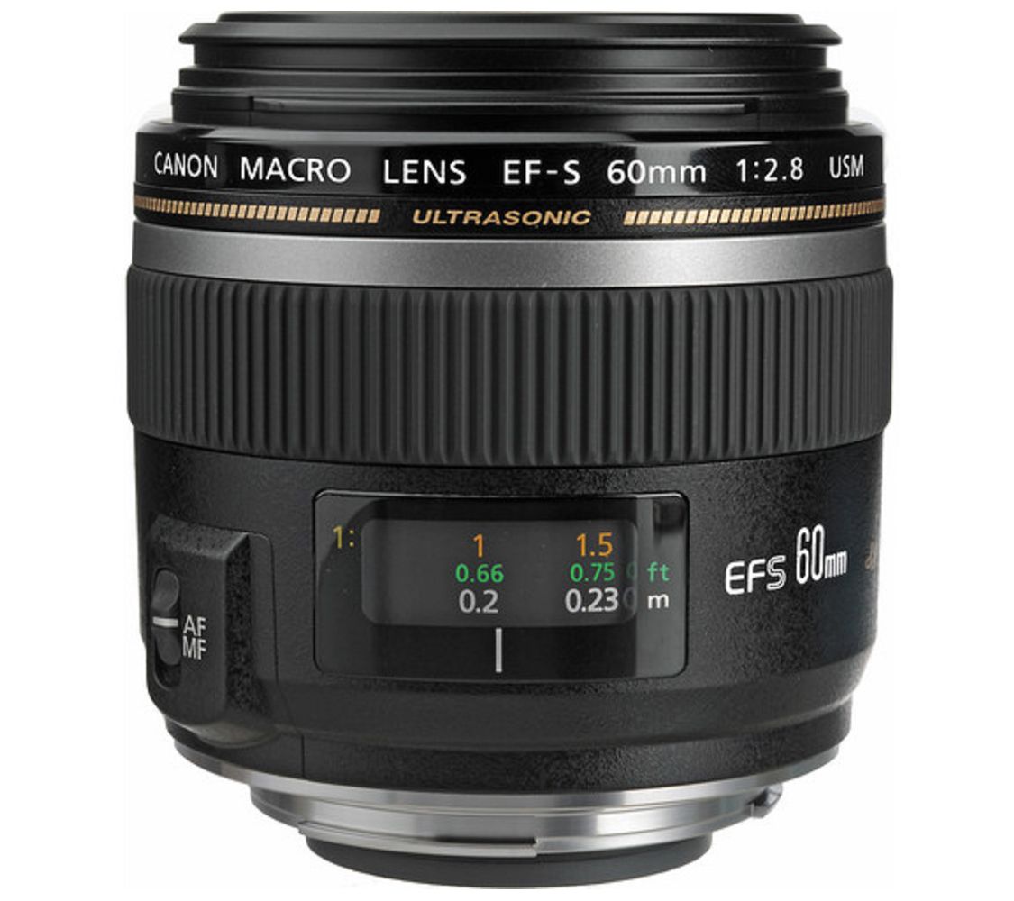 Canon EF-S 60mm f/2.8 Macro USM Lens - E245383
