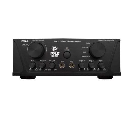 Pyle PVA2 60-Watt Hi-Fi Mini Stereo Amplifier - E251983