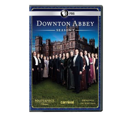 Masterpiece Classic: Downton Abbey Season 3 3-Disc Set - DVD - E266483