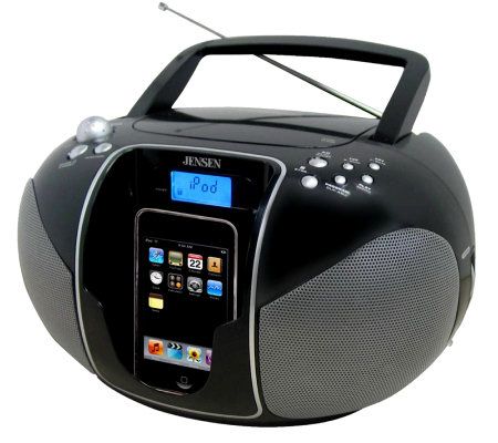 Jensen Portable Stereo Docking CD Music Systemfor iPod - E221785