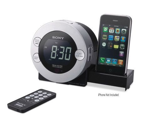 Sony ICF-C7IP iPod/iPhone Clock Radio System - E257487
