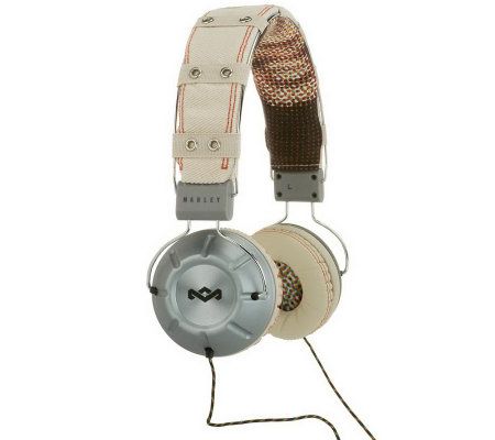 House of Marley Rebel On-Ear Headphones w/Tangle Free Cord & Bag