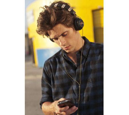 House of Marley Rebel On-Ear Headphones w/Tangle Free Cord & Bag