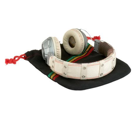 House of Marley Rebel On-Ear Headphones w/Tangle Free Cord & Bag