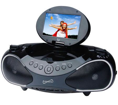 SuperSonic SC280TV 7 Portable LCD Display w/ TV & DVD - E262688