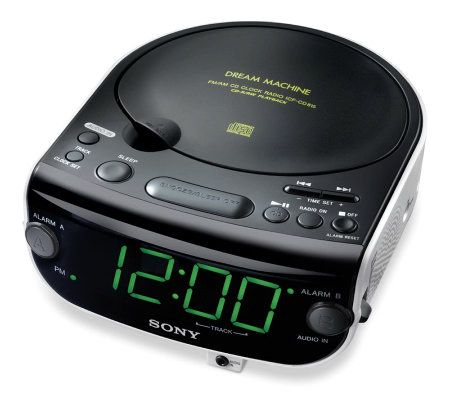 Sony ICF-CD815 AM/FM/MP3/CD Clock Radio - E257491