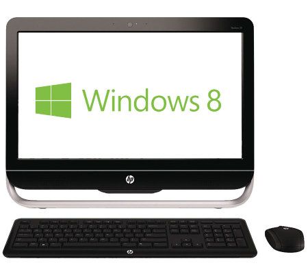 HP 23 WiFi All-in-One Windows 8, 6GB RAM, 500GB HD & Software - E263491