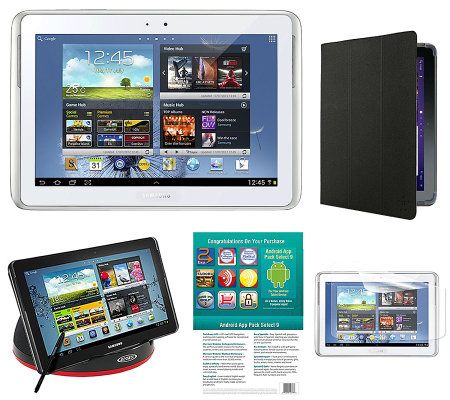 Samsung Galaxy White Note 10.1 Tablet 16GB with Accessories - E264291