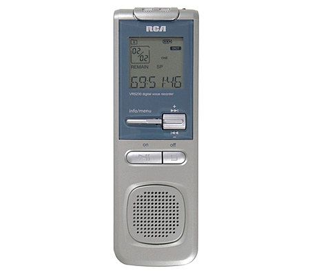RCA VR5330R 2GB Digital Voice Recorder with Built-in USB - E255399
