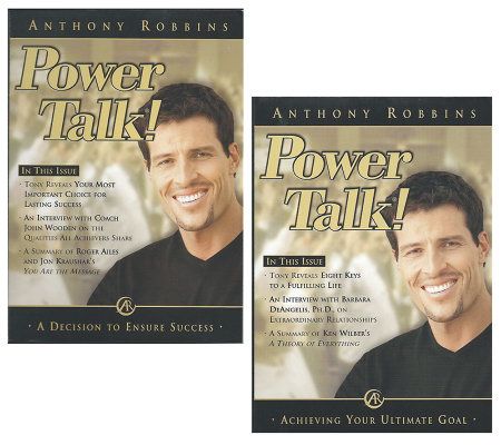 Anthony Robbins Power Talk Audio Magazine Duo Auto-Delivery - F09808
