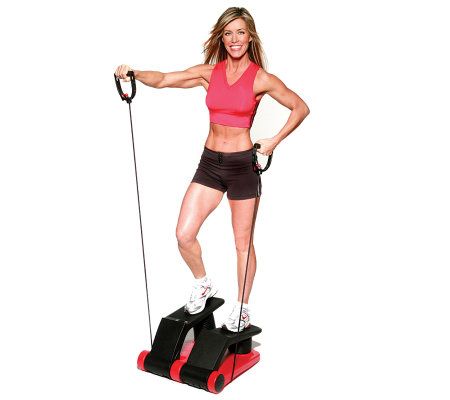 Brenda DyGraf Total Body AirClimber with Step Tracker & 2 DVDs - F08311