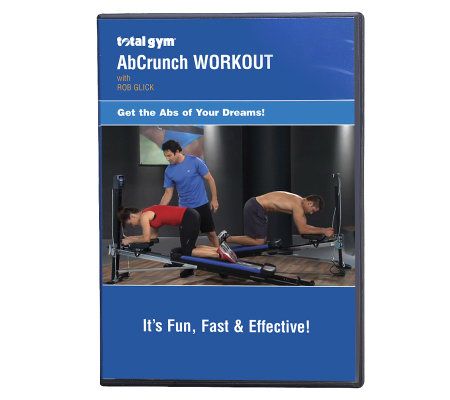 Total Gym Ab Crunch DVD with Trainer Rob Glick - F248116
