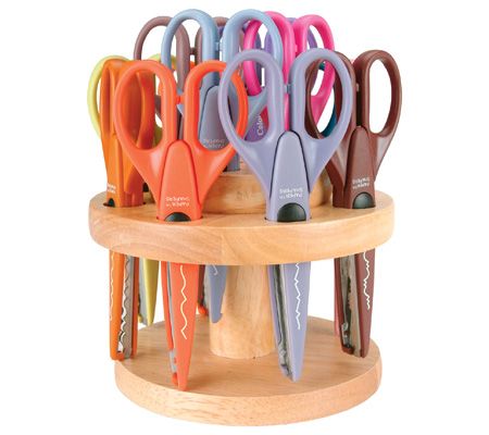 12 pc Paper Shapers with Oak Stand - Second Set - F168522