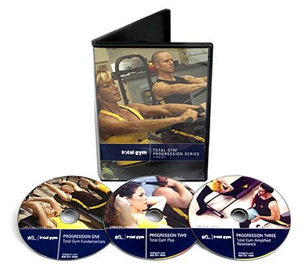 Total Gym 3 DVD Progression Set with 105 Minutes of Workouts - F248124